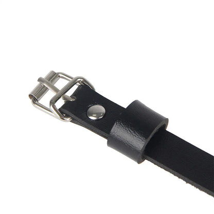 Subblime – Harnais de taille et de Jambes en Cuir Noir taille Unique