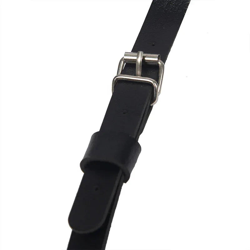 Subblime – Harnais Corps Sangles Ajustables Cuir Noir taille Unique