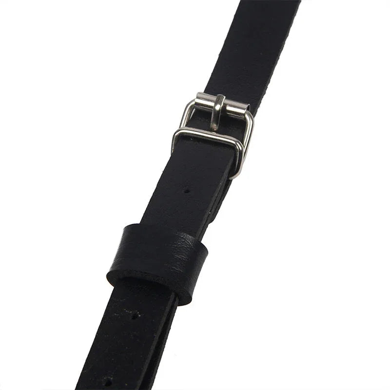 Subblime – Harnais Poitrine Anneau Cuir Noir taille Unique