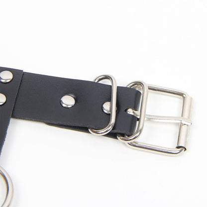 SUBBLIME - SUJETADOR ARNÉS Y COLLAR CON CADENA TALLA ÚNICA S