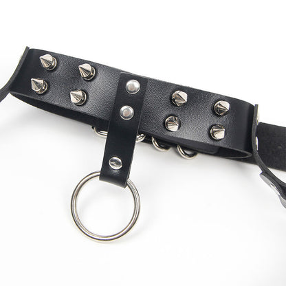 SUBBLIME - SUJETADOR ARNÉS Y COLLAR CON CADENA TALLA ÚNICA S