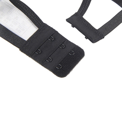 SUBBLIME - CONJUNTO DE 3 PIEZAS SUJETADOR + TANGA + LIGA DE ENCAJE NEGRO L/XL