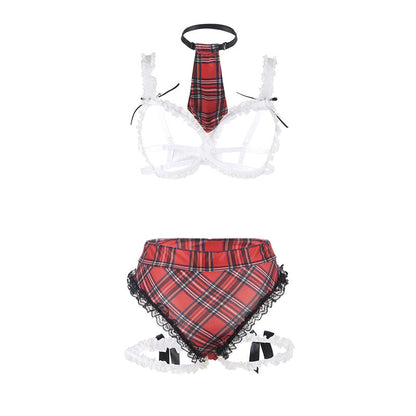SUBBLIME - SEXY SCHOOLGIRL COSTUME WITH BRA S/M