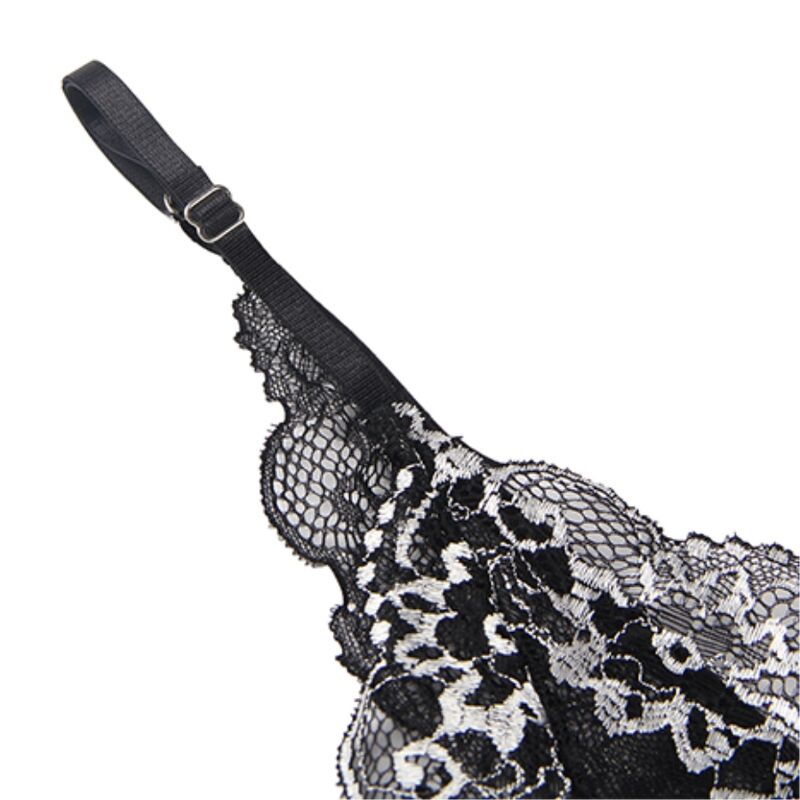 SUBBLIME - BABYDOLL DE TUL CON ENCAJE Y PECHO L/XL