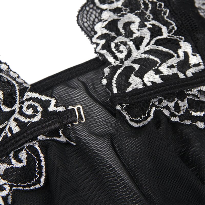 SUBBLIME - BABYDOLL DE TUL CON ENCAJE Y PECHO L/XL