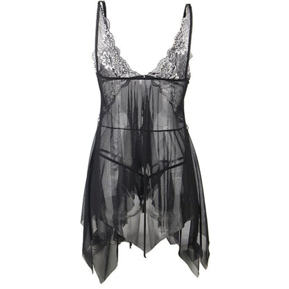 SUBBLIME - BABYDOLL DE TUL CON ENCAJE Y PECHO L/XL
