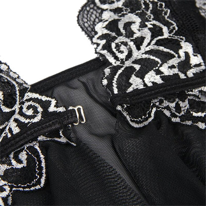 SUBBLIME - BABYDOLL DE TUL CON ENCAJE Y PECHO L/XL