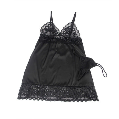 SUBBLIME - BABYDOLL CON ESTAMPADO FLORAL NEGRO EN EL PECHO L/XL