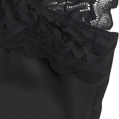 SUBBLIME - BABYDOLL CON ESTAMPADO FLORAL NEGRO EN EL PECHO L/XL