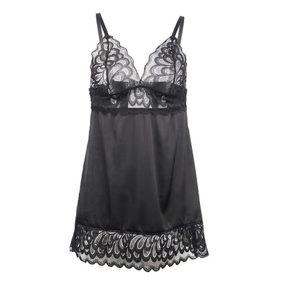 SUBBLIME - BABYDOLL CON ESTAMPADO FLORAL NEGRO EN EL PECHO L/XL