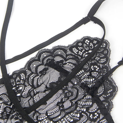 SUBBLIME - POLICE COSTUME BLACK LACE BODYSUIT S/M