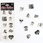 SECRET PLAY - ENSEMBLE OF 10 TEMPORARY TATOUAGES KINKY COLLECTION