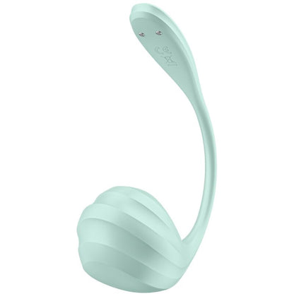 SATISFYER - ESTIMULADOR DEL PUNTO G CON APLICACIÓN GRATUITA SMOOTH PETAL VERDE MAR