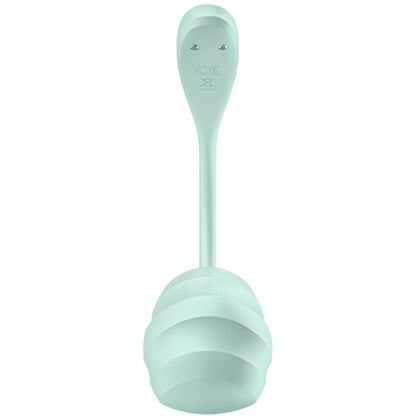 SATISFYER - ESTIMULADOR DEL PUNTO G CON APLICACIÓN GRATUITA SMOOTH PETAL VERDE MAR