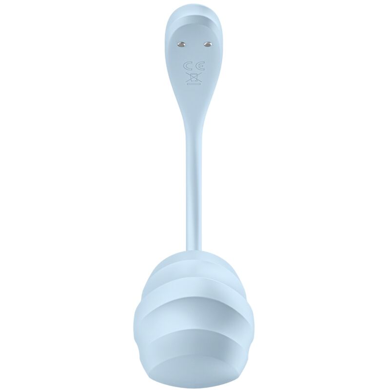 SATISFYER - ESTIMULADOR DEL PUNTO G SMOOTH PETAL AZUL CIELO