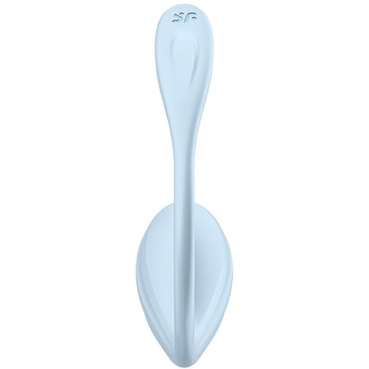 SATISFYER - ESTIMULADOR DEL PUNTO G SMOOTH PETAL AZUL CIELO