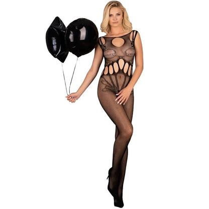 Livco Corsetti Fashion – Amahil Bodystocking sans Crotchless Noir taille Unique