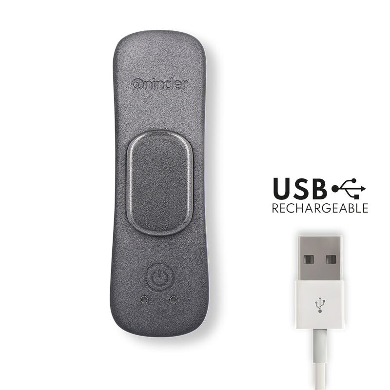 ONINDER - VIBRATEUR RECHARGEABLE MANILA PANTY 9 VITESSES 9.6 CM X 2.6 CM - APPLICATION GRATUITE