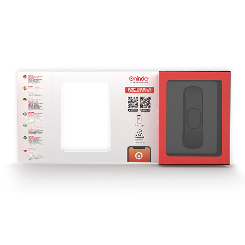 ONINDER - VIBRATEUR RECHARGEABLE MANILA PANTY 9 VITESSES 9.6 CM X 2.6 CM - APPLICATION GRATUITE