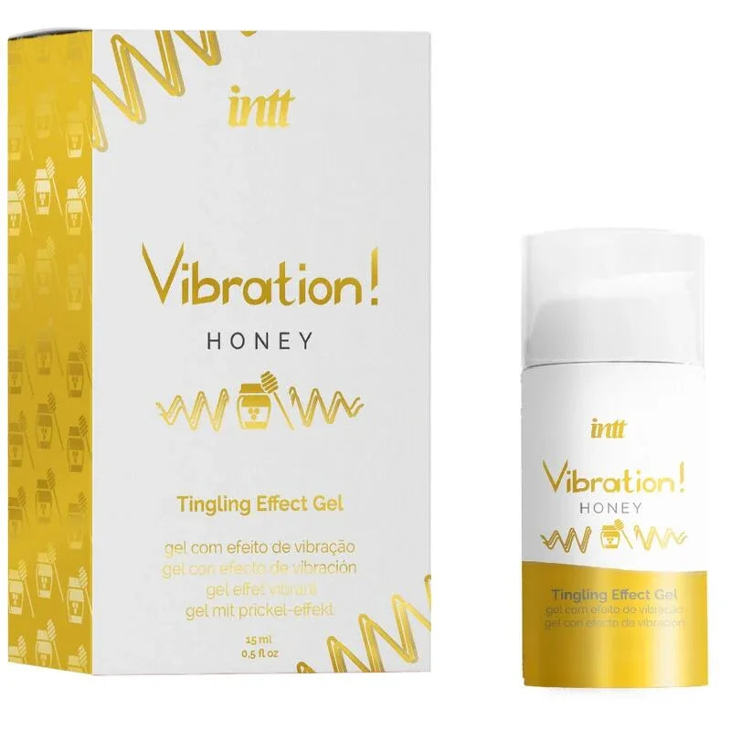 Intt – Gel Vibrateur Liquide au Miel Puissant Stimulant Intime 15 ml