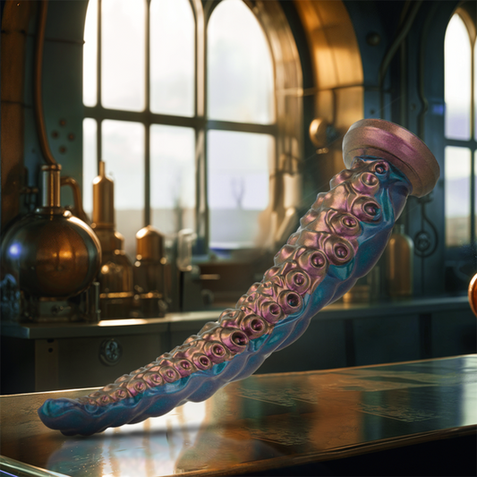 ÉPICO - DILDO DE TENTÁCULOS FINOS DE TAMAÑO PEQUEÑO DE CHARYBDIS