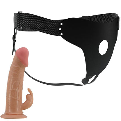 PRETTY LOVE - ARNÉS UNIVERSAL MAVIS CON DILDO NATURAL DE 19 CM