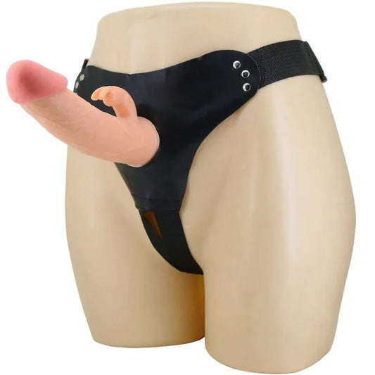 Pretty Love – Mavis Harnais Culotte Universelle avec Gode 19 cm Naturel