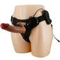 PRETTY LOVE - ARNÉS MARION UNIVERSAL BRIEFS CON DILDO VIBRADOR 19 CM MARRÓN