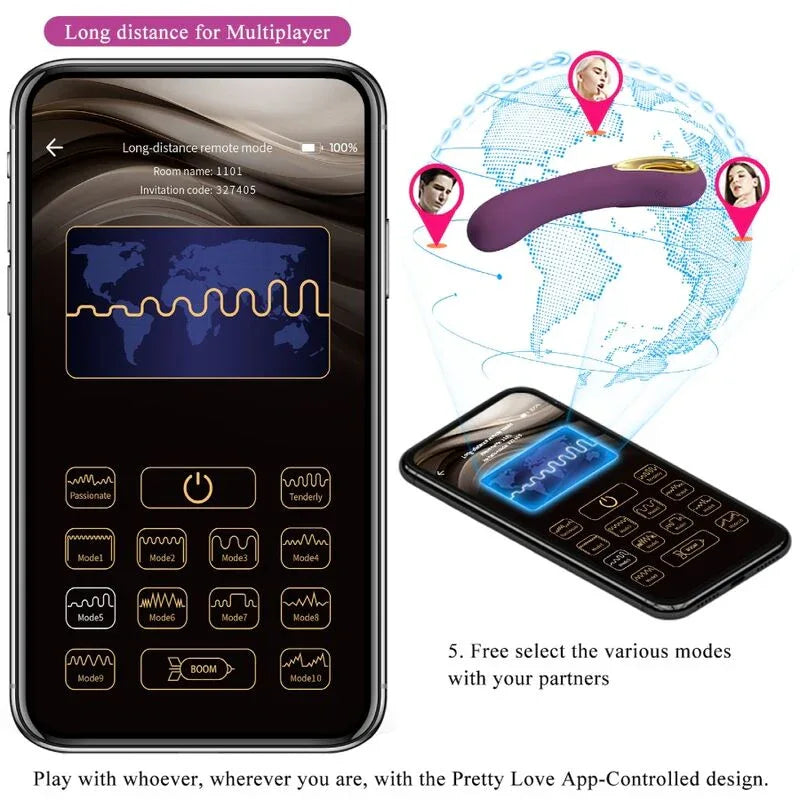 Pretty Love Ethan Vibrateur Rechargeable Violet