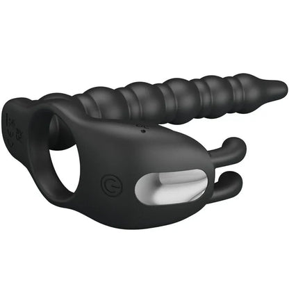 Pretty Love – Blackney Anneaux Pénis avec Plug Vibrateur