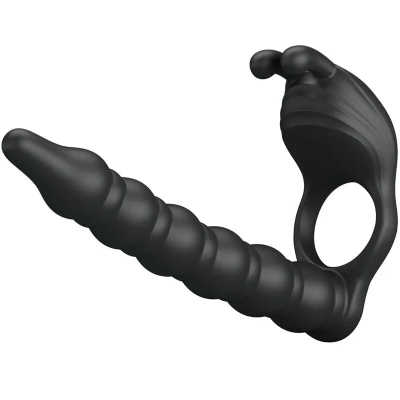 Pretty Love – Blackney Anneaux Pénis avec Plug Vibrateur