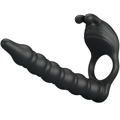 Pretty Love – Blackney Anneaux Pénis avec Plug Vibrateur