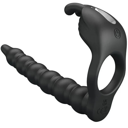 Pretty Love – Blackney Anneaux Pénis avec Plug Vibrateur