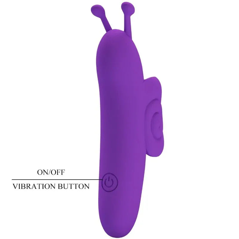 Pretty Love – Snail Puissant Stimulateur de Doigts Violet
