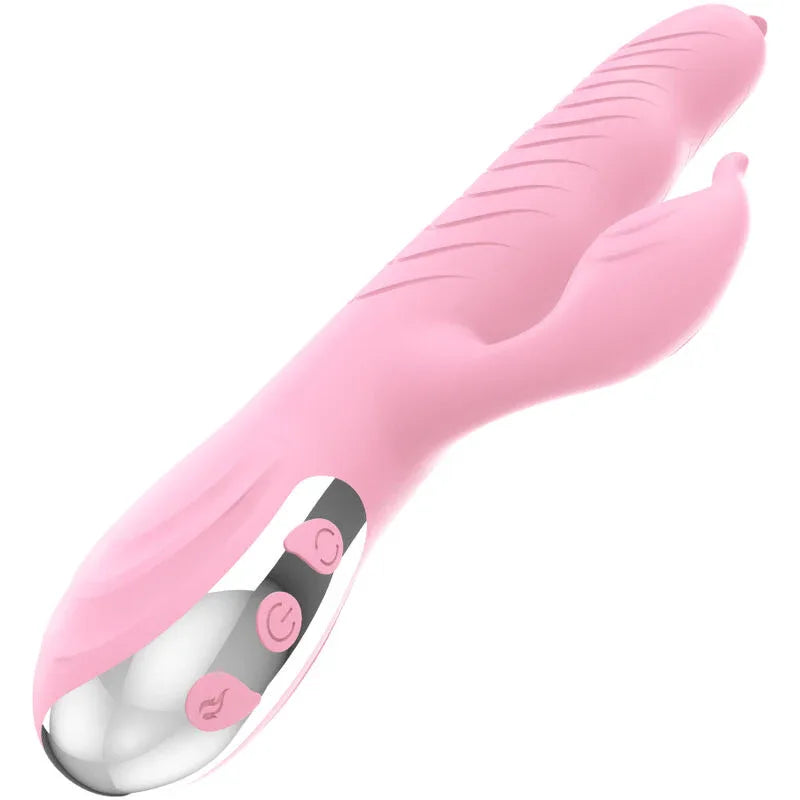 Armony – Vibrateur Marcia & Poussée Double Langue Effet Chaleur Rose