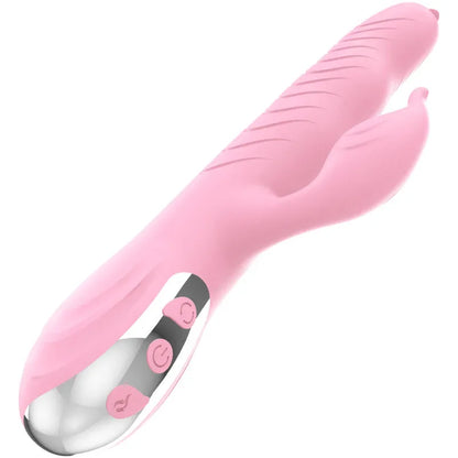 Armony – Vibrateur Marcia & Poussée Double Langue Effet Chaleur Rose