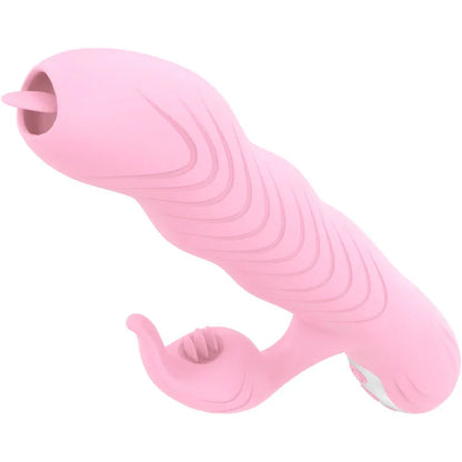 Armony – Vibrateur Marcia & Poussée Double Langue Effet Chaleur Rose