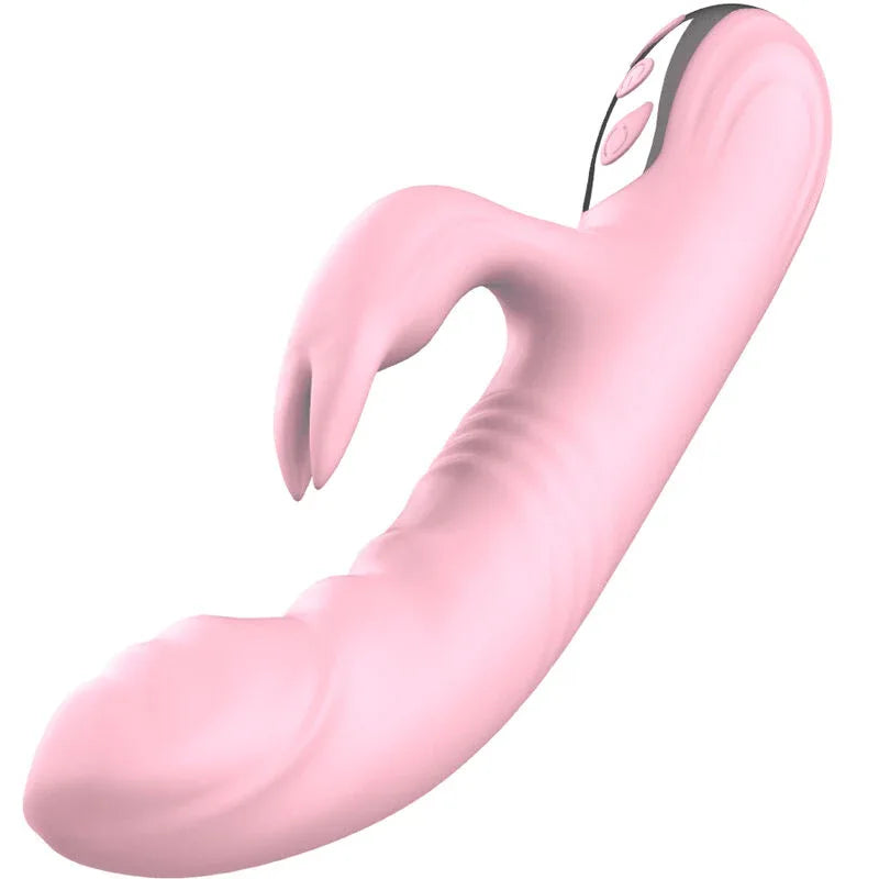 Armony – Vibrateur Lapin Entièrement Doigt Effet Chaleur Rose