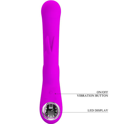 PRETTY LOVE - VIBRADOR ESTIMULADOR SKYLAR MORADO