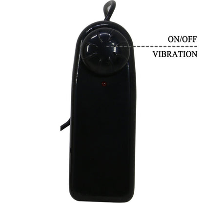 PRETTY LOVE - ARNÉS DILDO VIBRANTE MULTIVELOCIDAD STARKS SLIP 17,5 CM MARRÓN CLARO