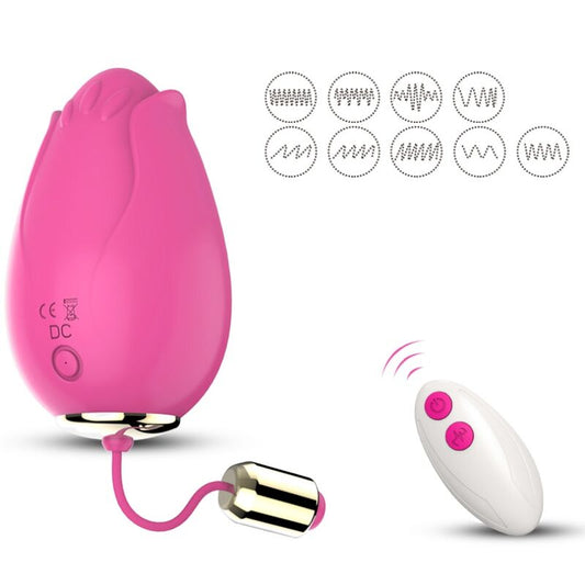 Vibrateur mandala egg télécommande g-spot fuchsia – Armony