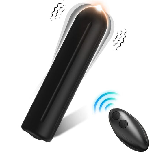 Vibrateur warhead vibrator bullet télécommande noir 2 cm x 8.8 cm – Armony