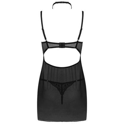 Livco Corsetti Fashion Ensemble Binella Babydoll + Thong Noir