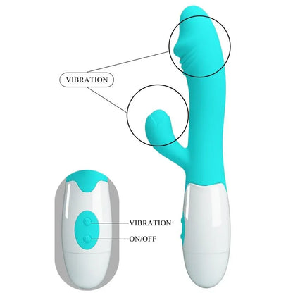 Pretty Love – Vibrateur Snappy G Spot Vert Aqua