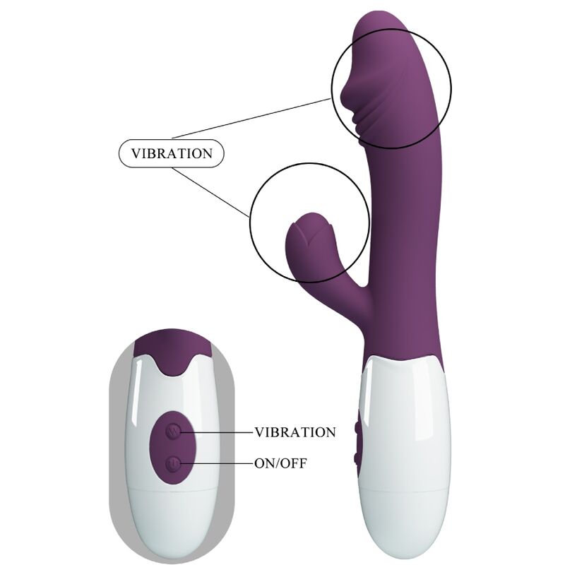 PRETTY LOVE - VIBRADOR VIOLETA PARA EL PUNTO G