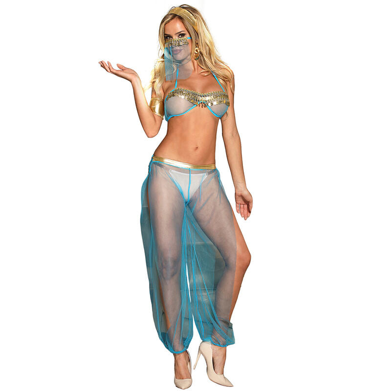 SUBBLIME - SET OF LENCERIA INDIA STYLE AZUL S/M