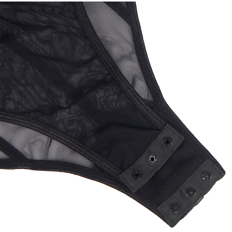 SUBBLIME - BODY NEGRO CON CORREAS DE CADENA L/XL