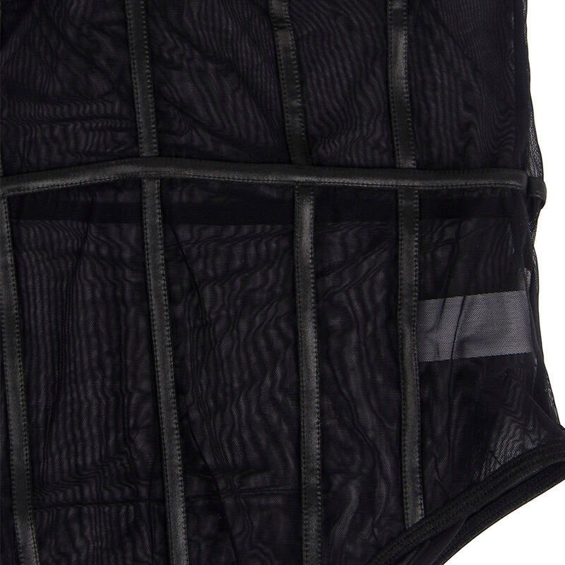 SUBBLIME - BODY NEGRO CON CORREAS DE CADENA L/XL