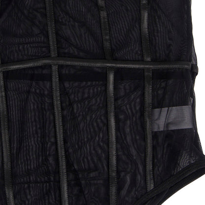 SUBBLIME - BODY NEGRO CON CORREAS DE CADENA L/XL