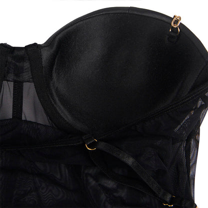 SUBBLIME - BODY NEGRO CON CORREAS DE CADENA L/XL